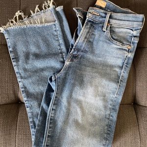 Mother Insider Crop Step Fray EUC